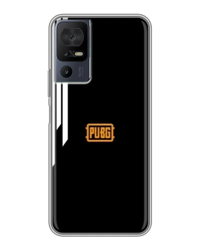 Чохол для TCL 40 SE з картинкою «PUBG — вертикальні лінії»