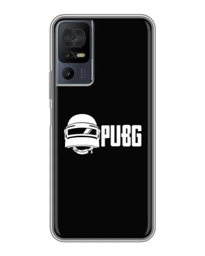 Чохол для TCL 40 SE з картинкою «PUBG — класичний лого»