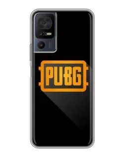 Чохол для TCL 40 SE з картинкою «PUBG — рамка лого»