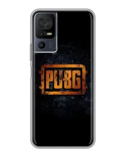 Чохол для TCL 40 SE з картинкою «PUBG — золотий логотип»