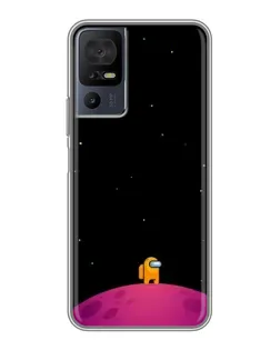 Чохол для TCL 40 SE з картинкою «Самотній герой на планеті»