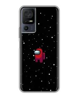 Чохол для TCL 40 SE з картинкою «Червоний Among Us»