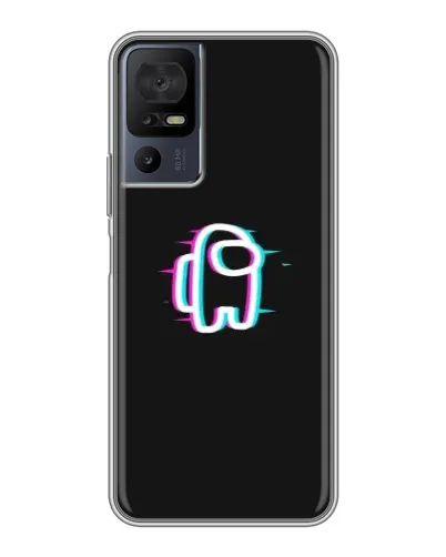 Чохол для TCL 40 SE з картинкою «Among Us неон»