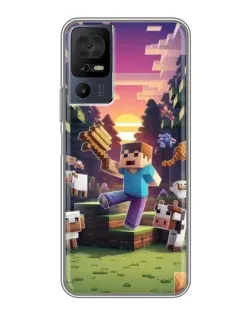 Чохол для TCL 40 SE з картинкою «Стів на фермі» Чохол для TCL 40 SE з картинкою «Стів на фермі»