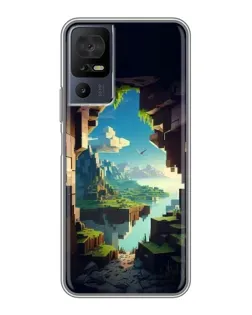 Чохол для TCL 40 SE з картинкою «Вид з печери»