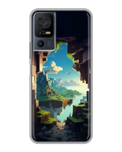 Чохол для TCL 40 SE з картинкою «Вид з печери»