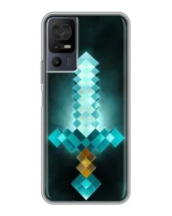 Чохол для TCL 40 SE з картинкою «Алмазний меч неон»