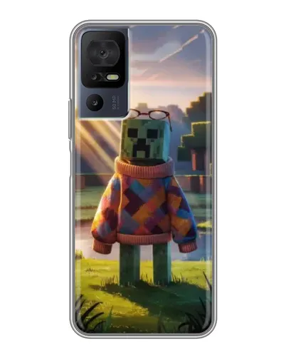 Чохол для TCL 40 SE з картинкою «Кріпер у светрі»