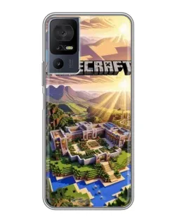 Чохол для TCL 40 SE з картинкою «Minecraft панорама»