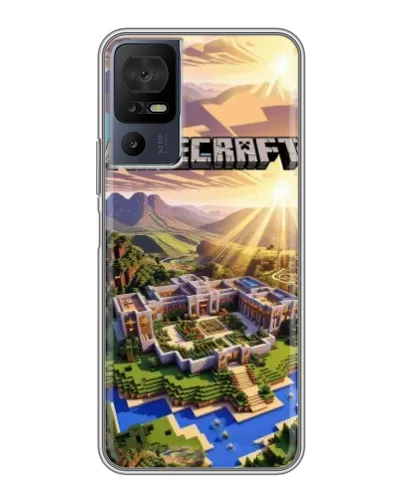 Чохол для TCL 40 SE з картинкою «Minecraft панорама»