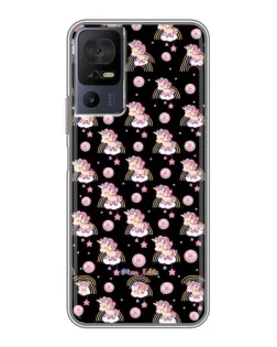 Чохол для TCL 40 SE з картинкою «Magic Unicorn паттерн»