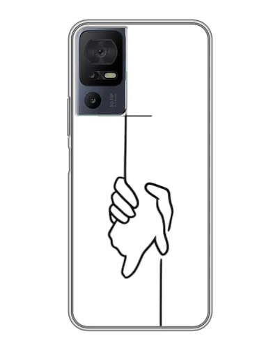 Чохол для TCL 40 SE з картинкою «Рука тримає» Чохол для TCL 40 SE з картинкою «Рука тримає»