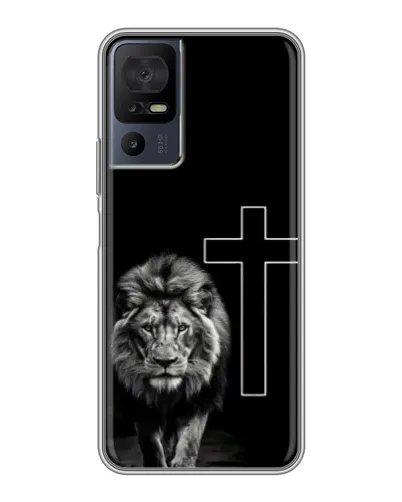 Чохол для TCL 40 SE з картинкою «Лев та Хрест» Чохол для TCL 40 SE з картинкою «Лев та Хрест»