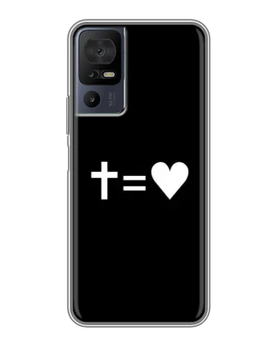 Чохол для TCL 40 SE з картинкою «Хрест та Серце» Чохол для TCL 40 SE з картинкою «Хрест та Серце»