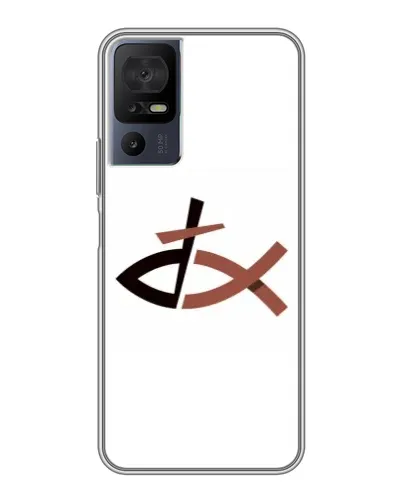 Чохол для TCL 40 SE з картинкою «Риба та хрест» Чохол для TCL 40 SE з картинкою «Риба та хрест»