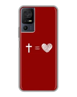 Чохол для TCL 40 SE з картинкою «Рівняння любові»