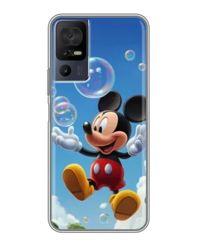Чохол для TCL 40 SE з картинкою «Mickey та мильні бульбашки»