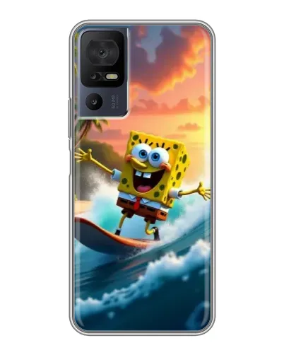 Чохол для TCL 40 SE з картинкою «Губка Боб серфінгіст» Чохол для TCL 40 SE з картинкою «Губка Боб серфінгіст»