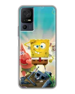 Чохол для TCL 40 SE з картинкою «Спанч Боб переможець»