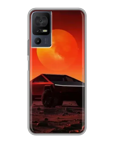 Чохол для TCL 40 SE з картинкою «Cybertruck на Марсі»