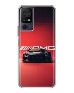 Чохол для TCL 40 SE з картинкою «Mercedes AMG — червона лінія»