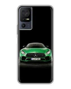 Чохол для TCL 40 SE з картинкою «Mercedes — неоновий лого»