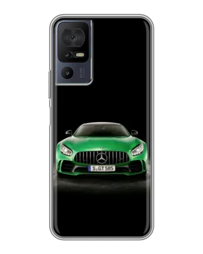 Чохол для TCL 40 SE з картинкою «Mercedes — неоновий лого»