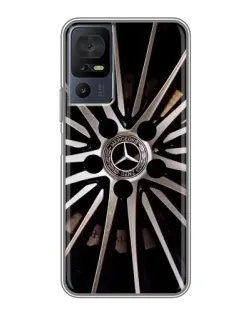 Чехол для TCL 40 SE с картинкой «Диск Mercedes»