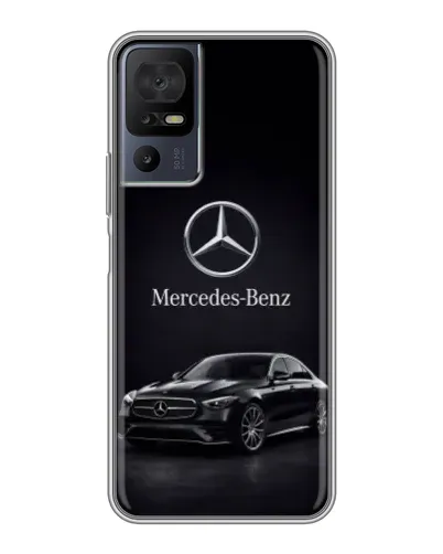Чохол для TCL 40 SE з картинкою «Mercedes — решітка радіатора»