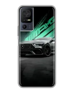 Чохол для TCL 40 SE з картинкою «Темний Mercedes AMG»