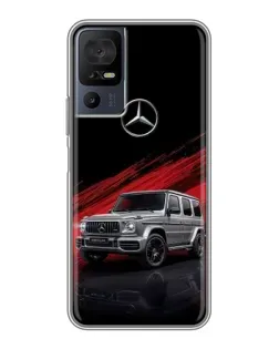 Чохол для TCL 40 SE з картинкою «Mercedes G-Class червоний»
