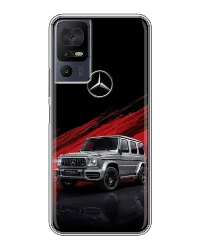 Чохол для TCL 40 SE з картинкою «Mercedes G-Class червоний»