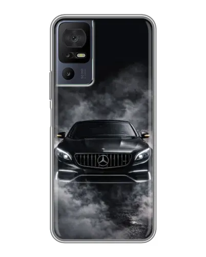 Чохол для TCL 40 SE з картинкою «Mercedes у диму»