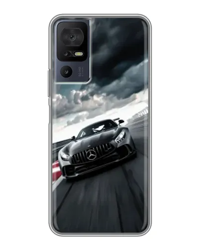 Чохол для TCL 40 SE з картинкою «Гоночний Mercedes AMG»