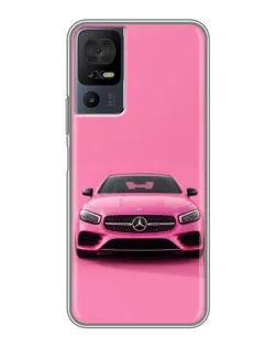 Чохол для TCL 40 SE з картинкою «Рожевий Mercedes AMG»