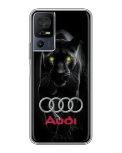Чохол для TCL 40 SE з картинкою «Пантера та Audi»
