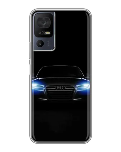 Чохол для TCL 40 SE з картинкою «Audi в неоні»