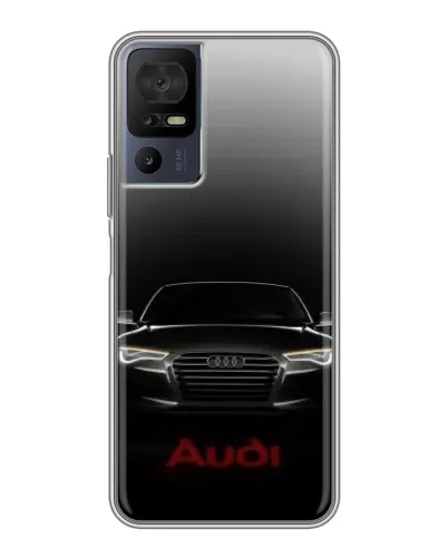 Чохол для TCL 40 SE з картинкою «Audi — градієнтний контур»
