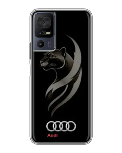 Чохол для TCL 40 SE з картинкою «Графіка — пантера та Audi»