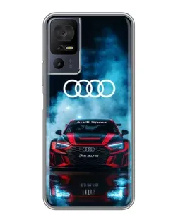 Чохол для TCL 40 SE з картинкою «Audi Sport — неон»
