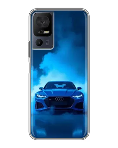 Чохол для TCL 40 SE з картинкою «Audi — блакитна енергія»