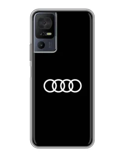Чохол для TCL 40 SE з картинкою «Audi White Logo»