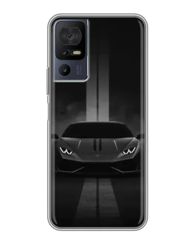 Чохол для TCL 40 SE з картинкою «Lamborghini симетрія доріг»