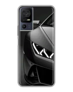 Чохол для TCL 40 SE з картинкою «Lamborghini фари деталізація»