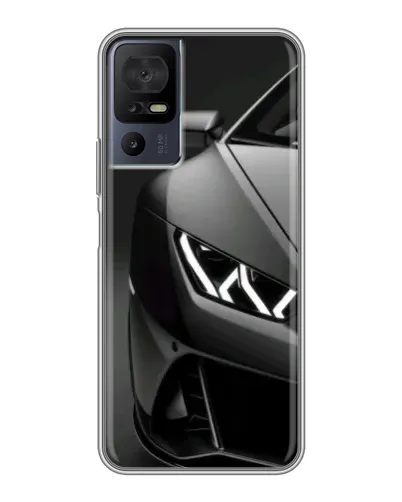 Чохол для TCL 40 SE з картинкою «Lamborghini фари деталізація»