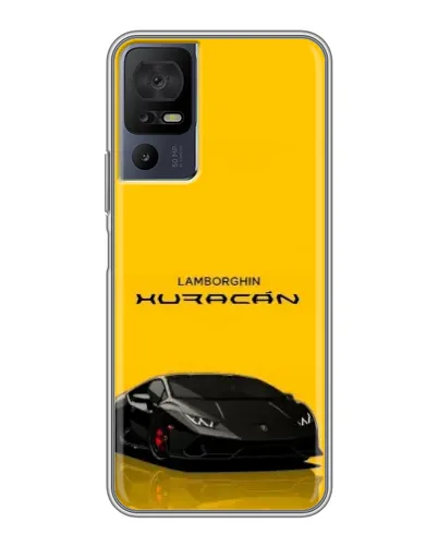Чохол для TCL 40 SE з картинкою «Lamborghini Huracan чорний»