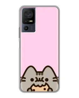 Чохол для TCL 40 SE з картинкою «Pusheen та печиво» Чохол для TCL 40 SE з картинкою «Pusheen та печиво»