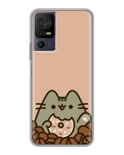 Чохол для TCL 40 SE з картинкою «Кавовий Пушин»