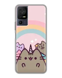 Чохол для TCL 40 SE з картинкою «Єдиноріг Pusheen»