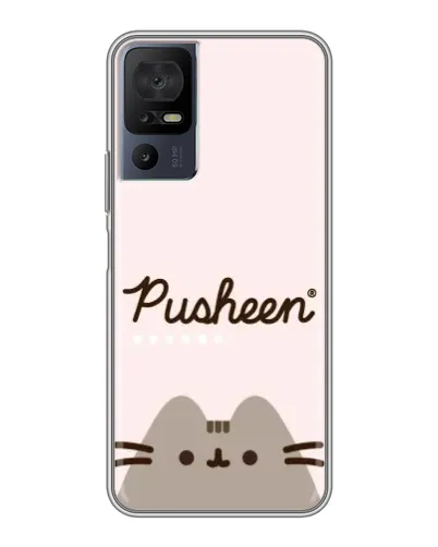 Чохол для TCL 40 SE з картинкою «Pusheen логотип» Чохол для TCL 40 SE з картинкою «Pusheen логотип»